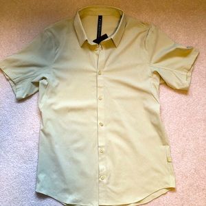 Lululemon Airing Easy Short Sleeve Button-Down Shirt - Size L